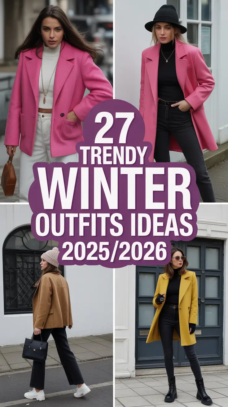 Trendy Winter Outfits Ideas 2025 / 2026: Inspo for Every Style, From Coquette to Scandinavian Cool