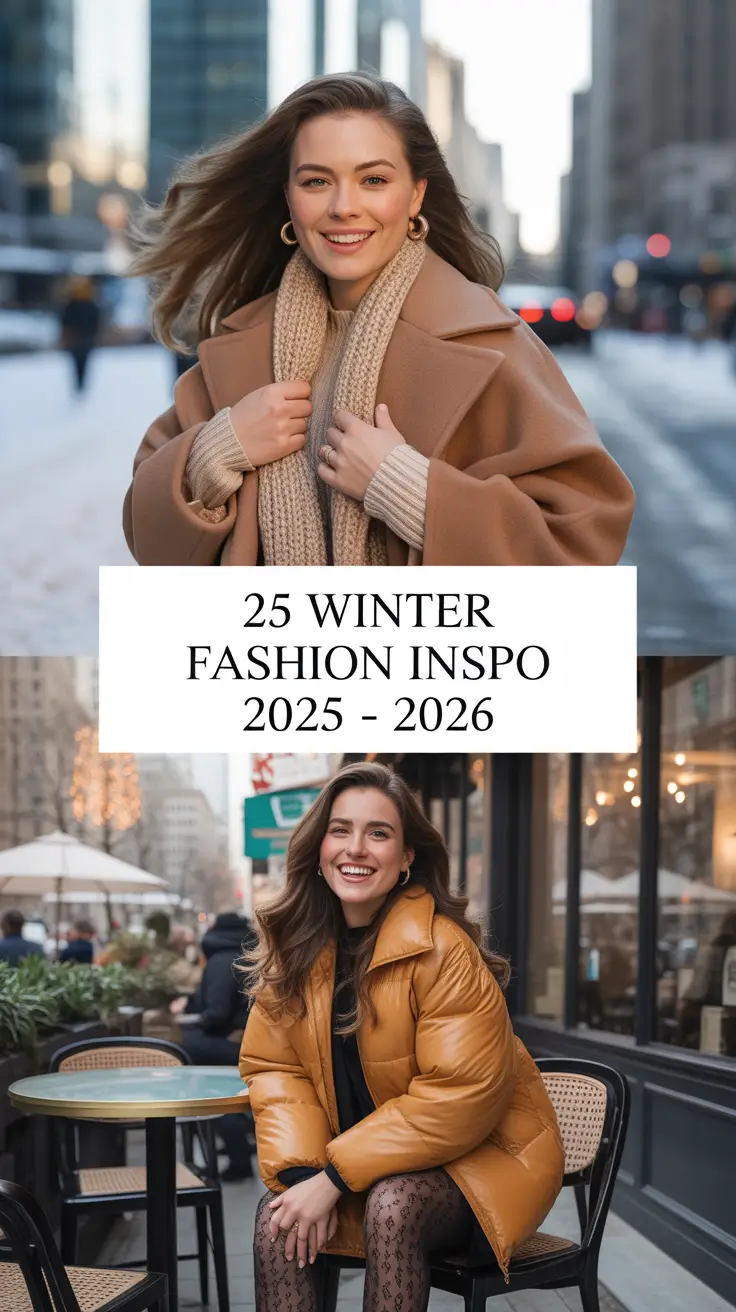Winter Fashion Inspo 2025 - 2026: Classy, Casual & Aesthetic Outfits for Cold Days