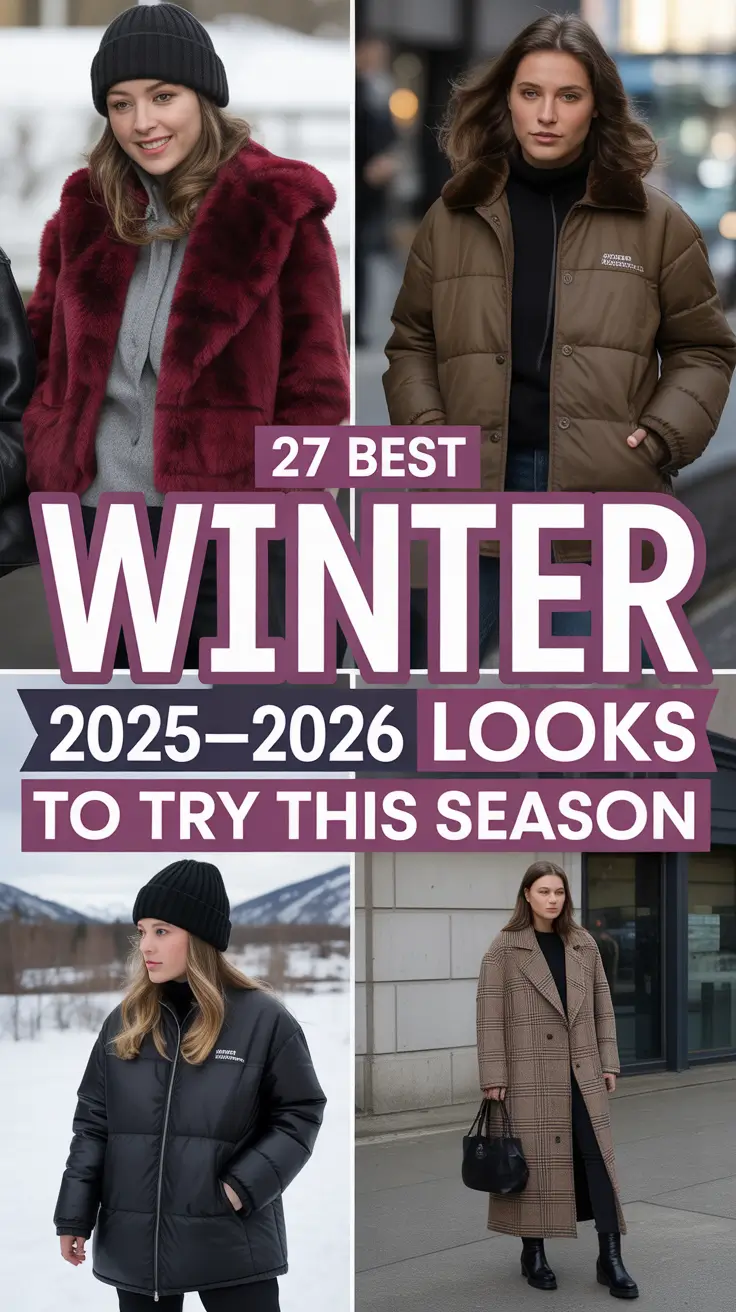 Best Winter 2025–2026 Looks to Try This Season: Trend Fashion for Women Who Love Style and Comfort