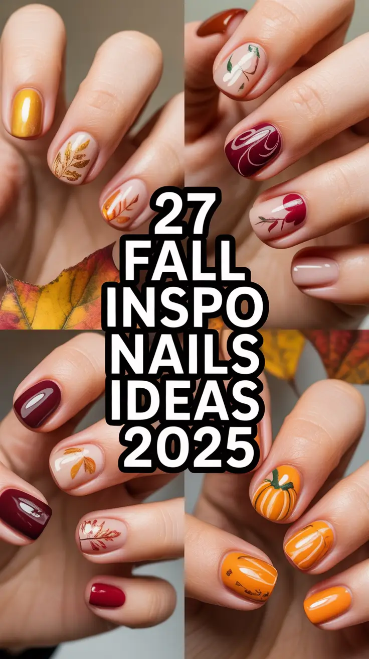 Fall Inspo Nails Ideas 2025: Trendy Designs, Colors, and Art for Every Style
