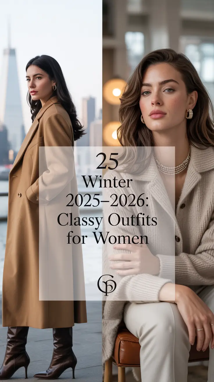 Winter 2025–2026: Classy Outfits for Women to Stay Chic and Elegant All Season