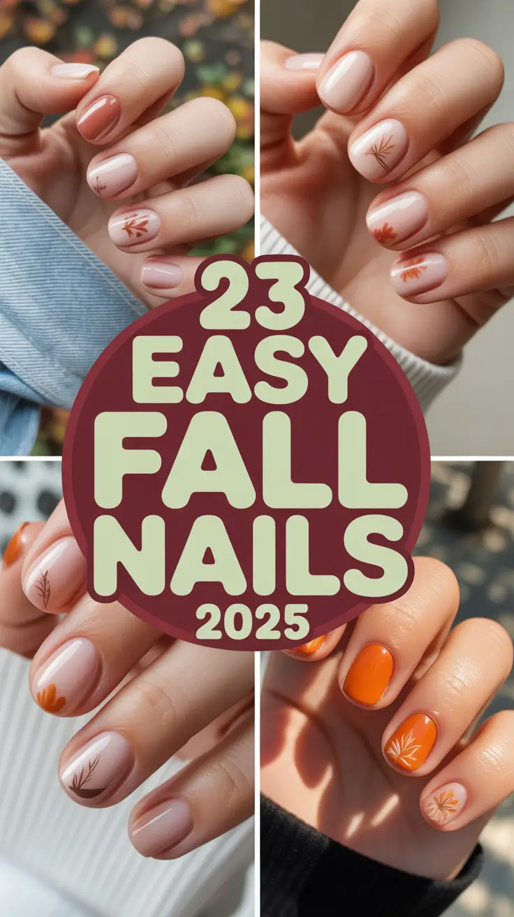 Easy Fall Nails 2025: Inspo and Simple Designs for Every Style