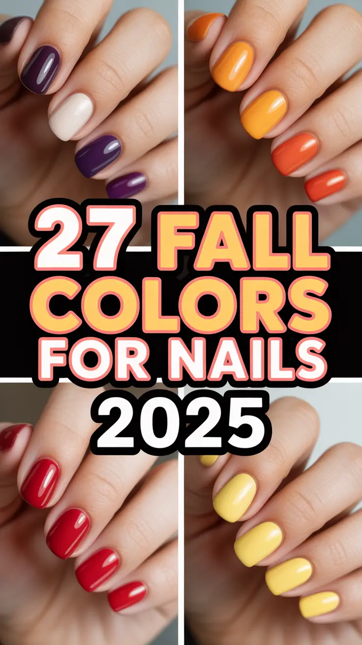 Fall Colors for Nails 2025: The Best Autumn Nail Designs and Shades