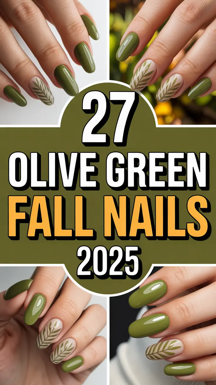 Olive Green Fall Nails 2025: Trendy Designs, Inspo & Seasonal Favorites