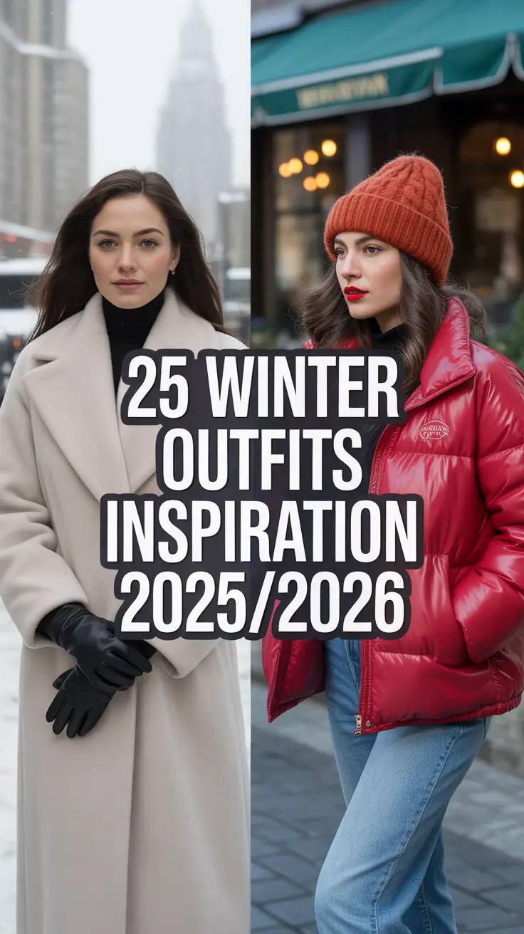 Winter Outfits Inspiration 2025/2026: Trendy & Cozy Looks for Cold Days Ahead