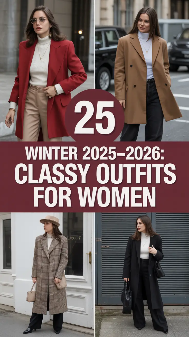 Winter 2025–2026: Classy Outfits for Women to Stay Chic and Elegant All Season