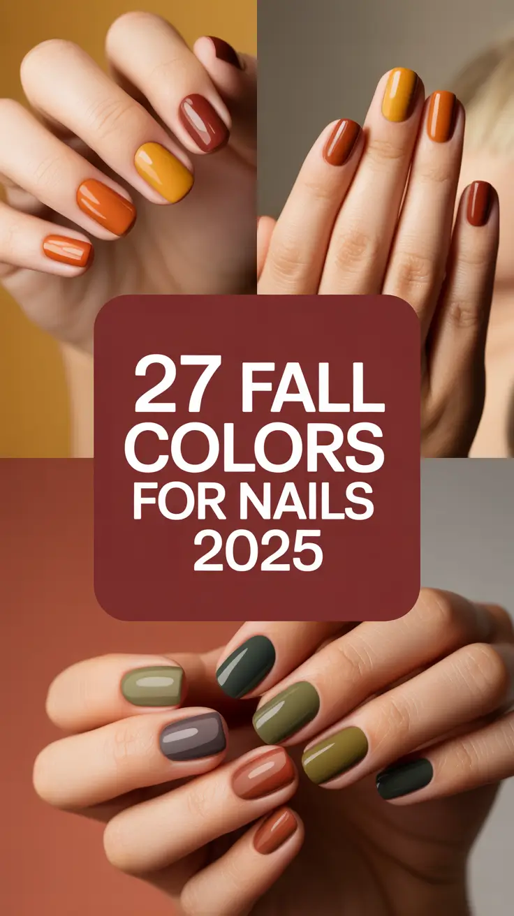 Fall Colors for Nails 2025: The Best Autumn Nail Designs and Shades