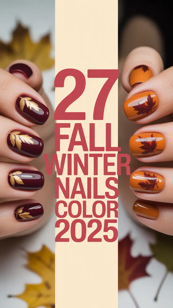 Fall Winter Nails Color 2025: Trendy Ideas for Every Mood and Skin Tone