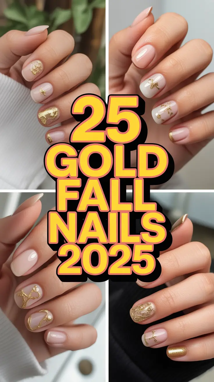 Gold Fall Nails 2025: Stunning Designs and Inspo for the Season