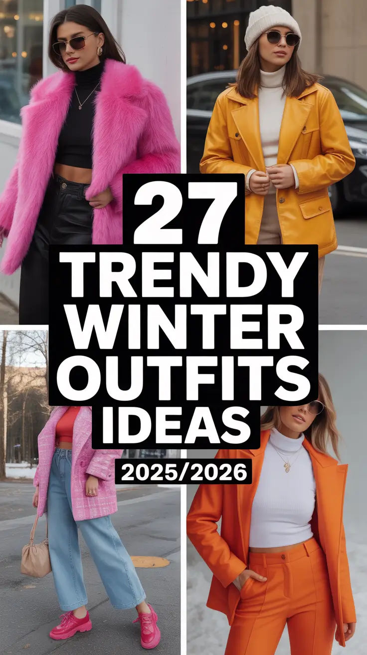 Trendy Winter Outfits Ideas 2025 / 2026: Inspo for Every Style, From Coquette to Scandinavian Cool
