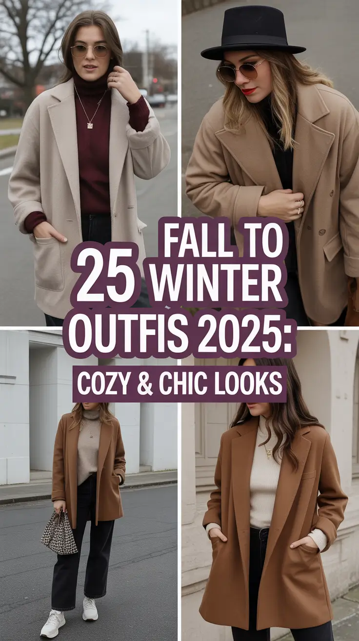 Fall to Winter Outfits 2025: Cozy & Chic Looks for Every Mood
