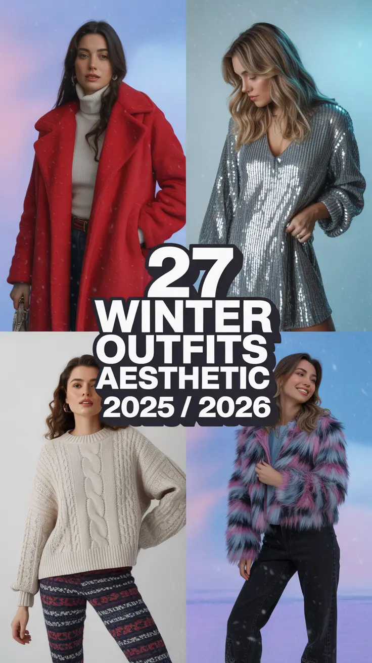 Winter Outfits Aesthetic 2025-2026: Bold Looks for Cool Weather Style