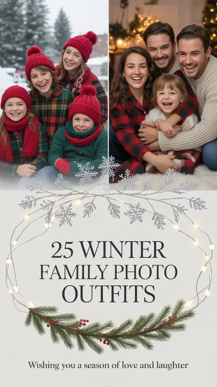 Best Winter Family Photo Outfits 2025-2026: Cozy, Stylish & Neutral Looks for Outdoor and Indoor Sessions