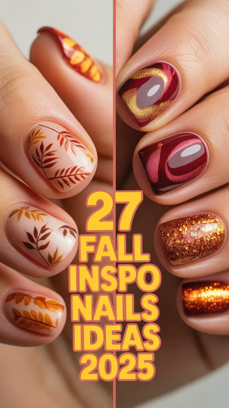 Fall Inspo Nails Ideas 2025: Trendy Designs, Colors, and Art for Every Style