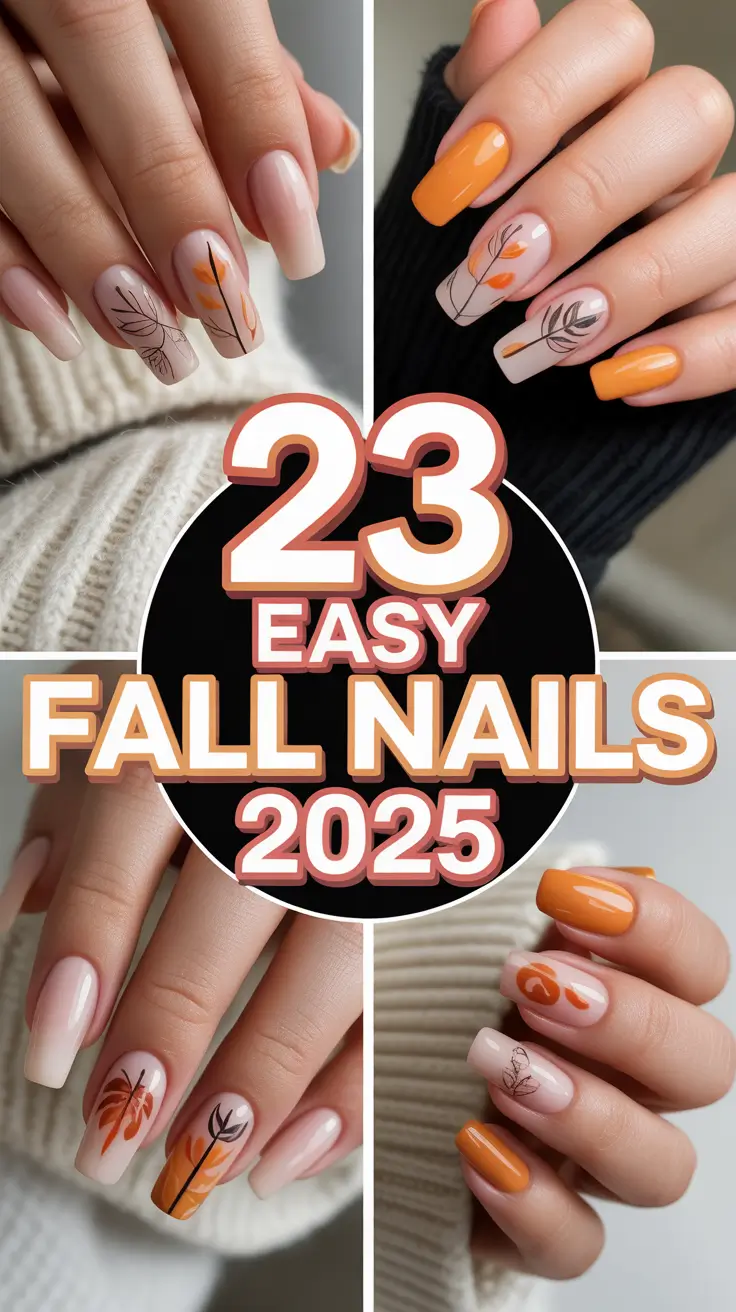 Easy Fall Nails 2025: Inspo and Simple Designs for Every Style