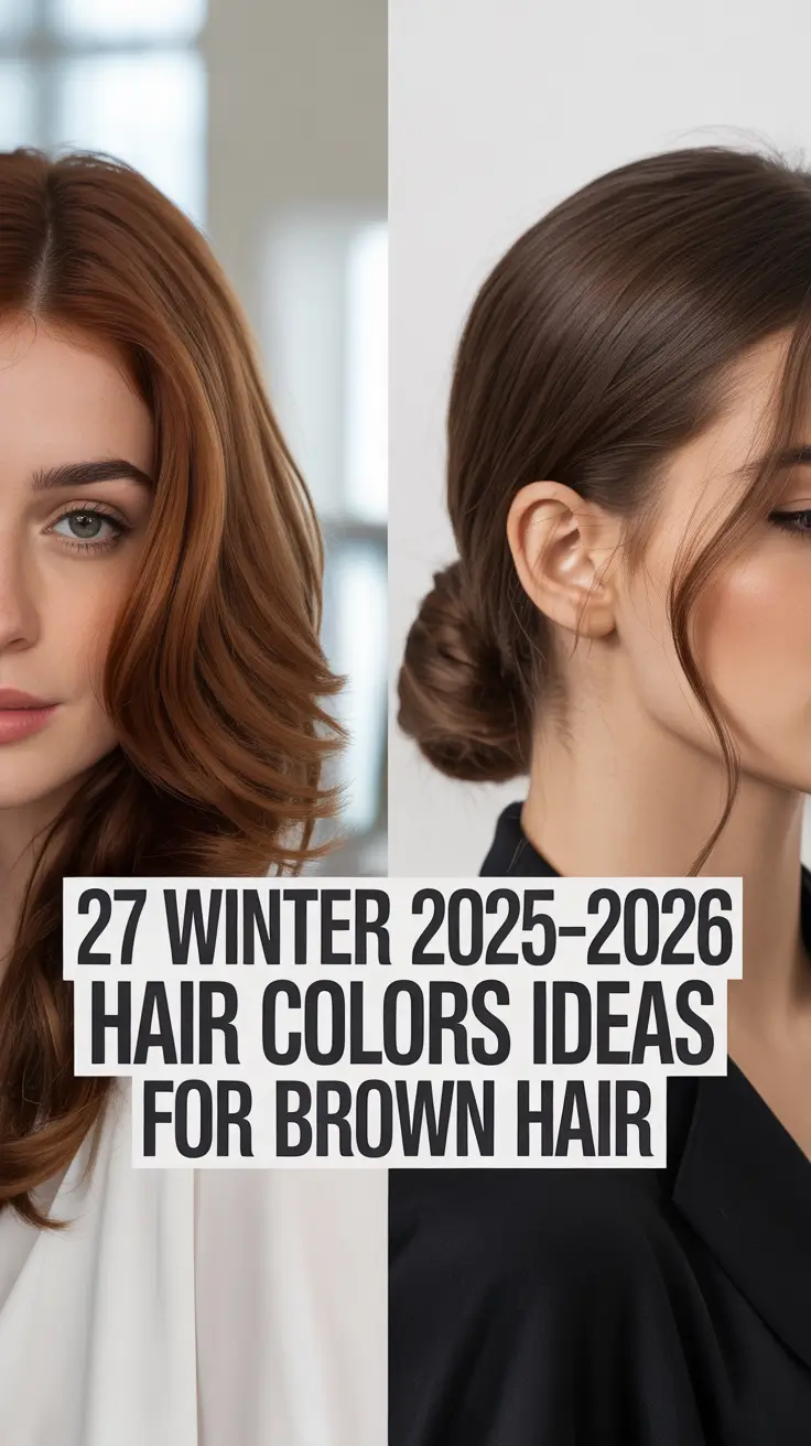 Winter 2025–2026 Hair Colors Ideas for Brown Hair: Trendy, Pretty & Low Maintenance Looks