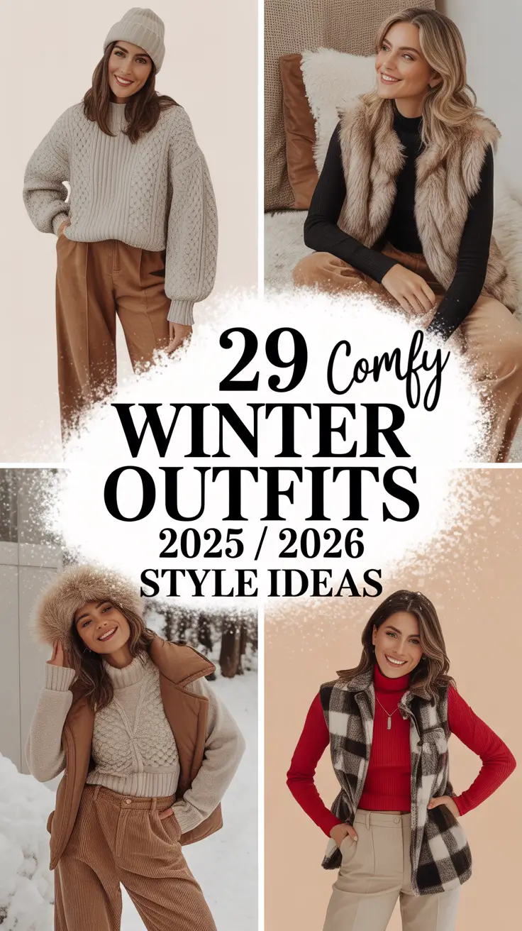 Comfy Winter Outfits 2025 / 2026 Style Ideas to Stay Cozy and Classy