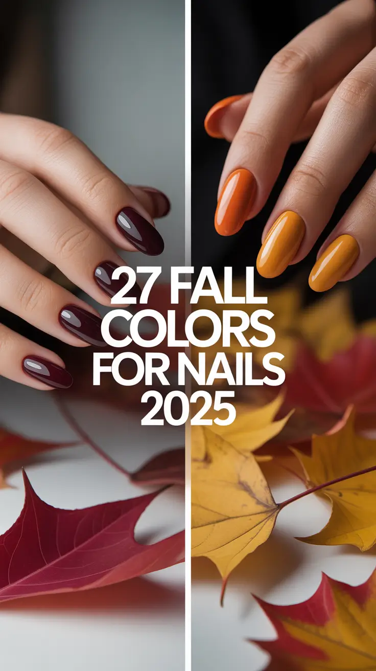 Fall Colors for Nails 2025: The Best Autumn Nail Designs and Shades