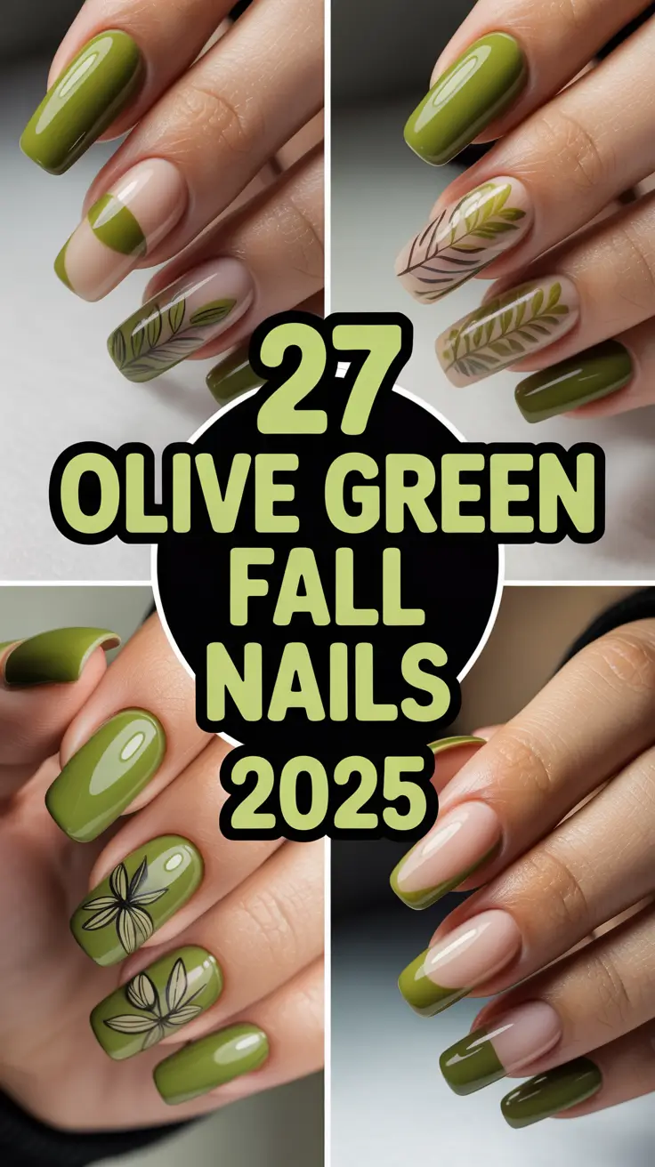 Olive Green Fall Nails 2025: Trendy Designs, Inspo & Seasonal Favorites