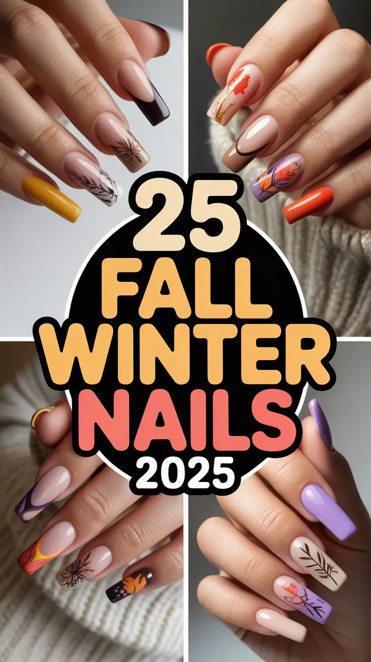 Fall Winter Nails 2025: Trendy Ideas for Classy & Pretty Nails