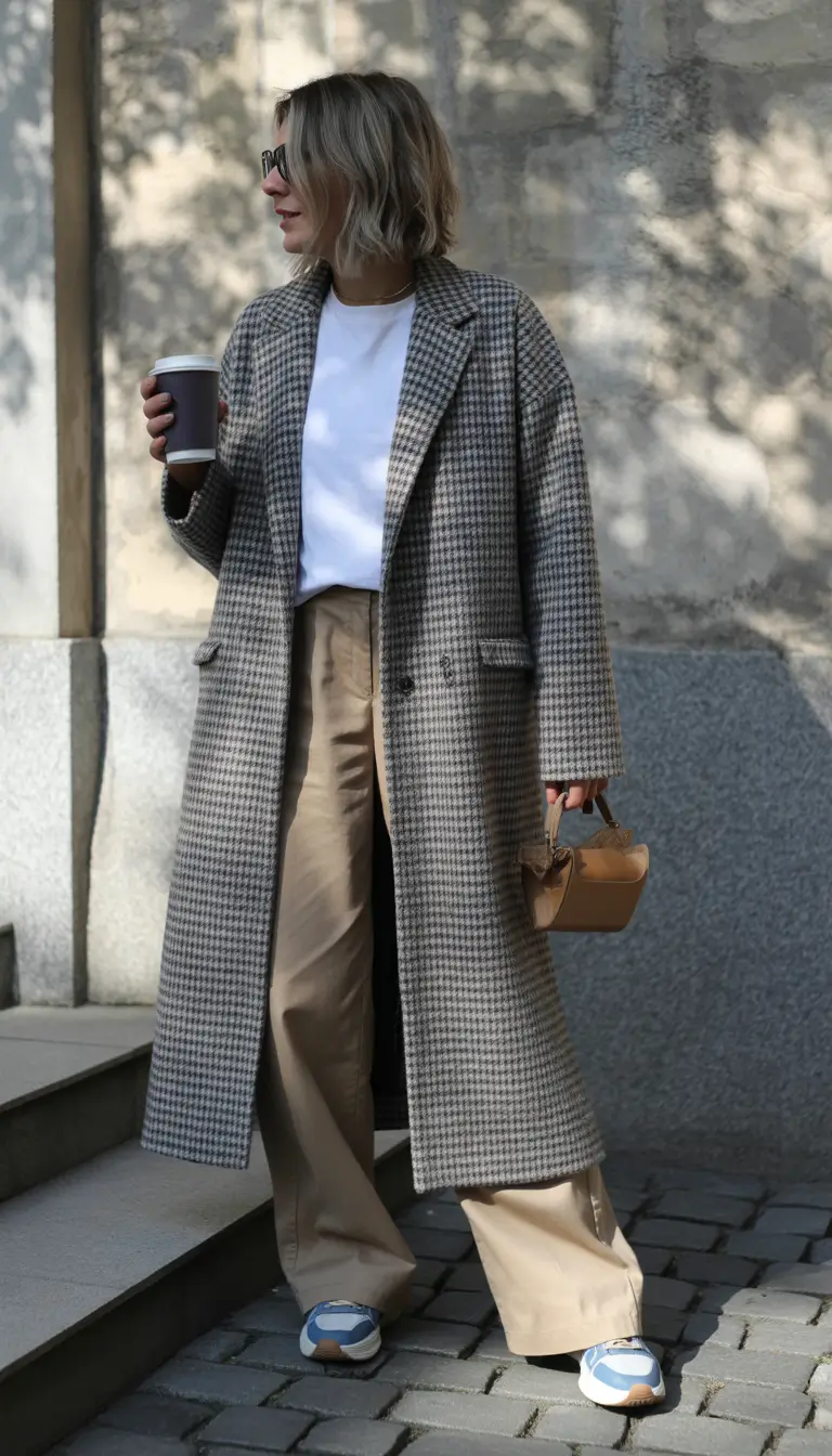 winter outfits 2025-2026 Muted Neutrals with a Retro Whisper