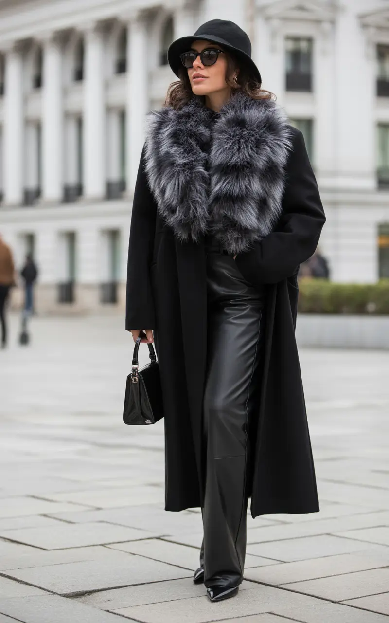 winter outfits 2025-2026 The Power Luxe Minimalist