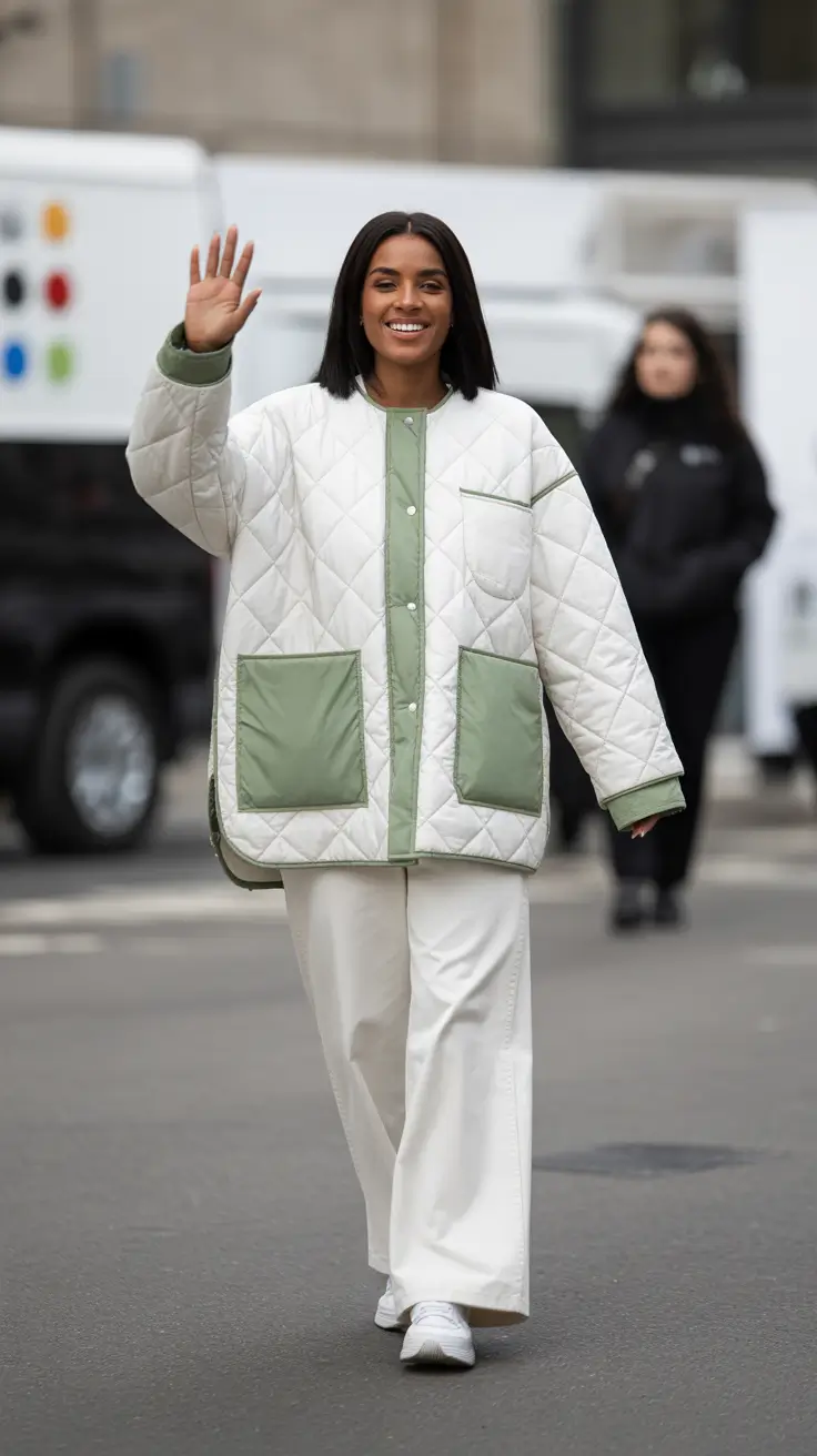black girl winter collection 2025 2026 Fresh Snow Neutrals