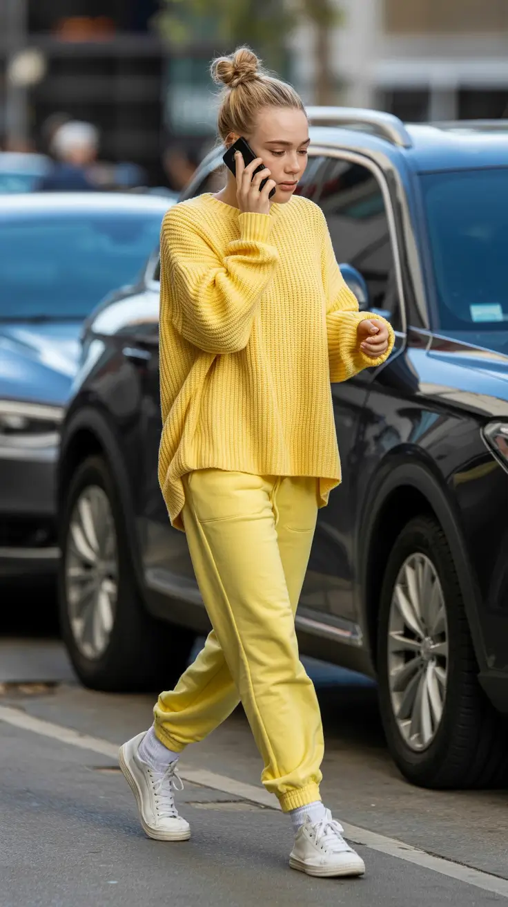 winter capsule wardrobe 2025-2026 Sunshine in the Chill: Monochrome Yellow Done Right