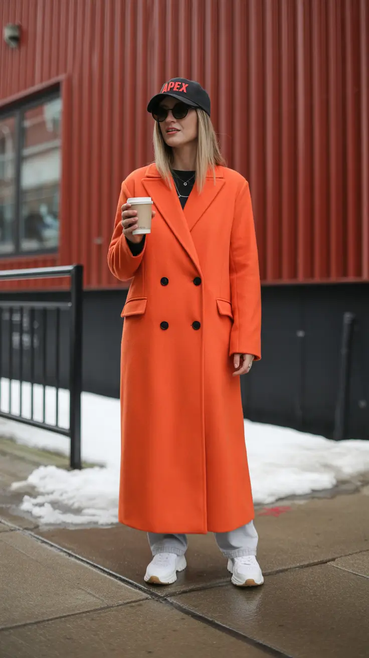 comfy winter outfits 2025-2026 Bold Orange Energy