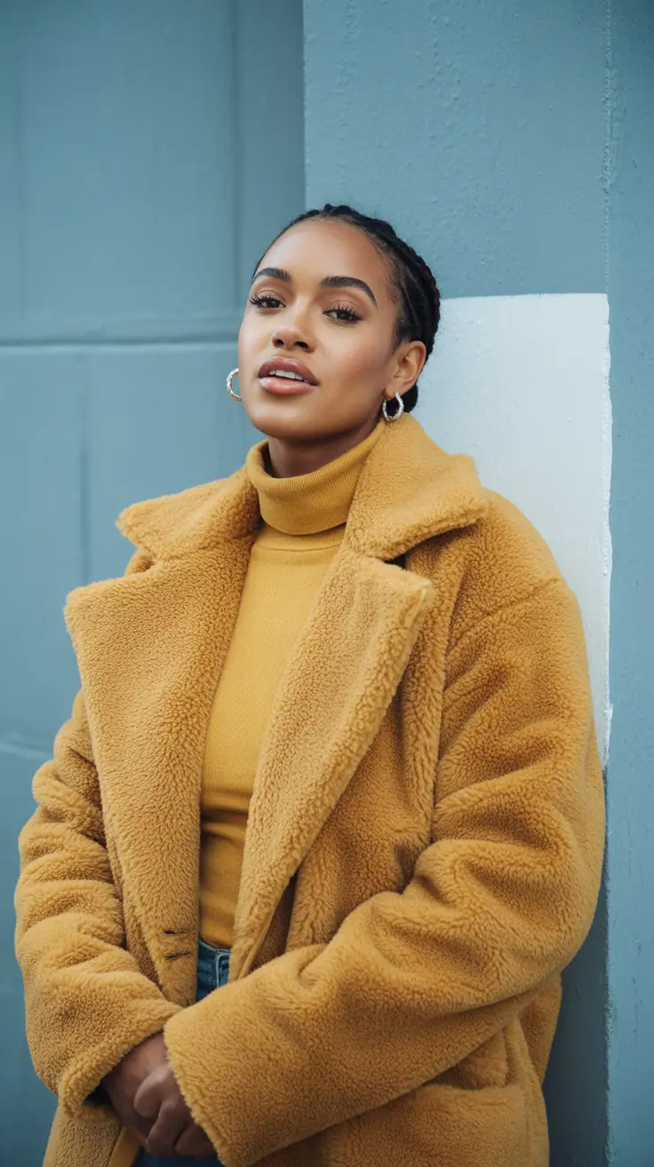 early winter outfits 2025 Modern Muse in Classic Mustard