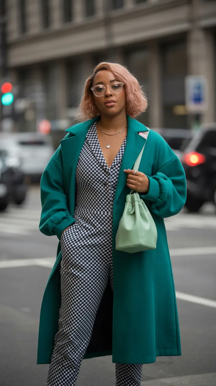 early winter outfits 2025 Urban Cool with a Retro Twist