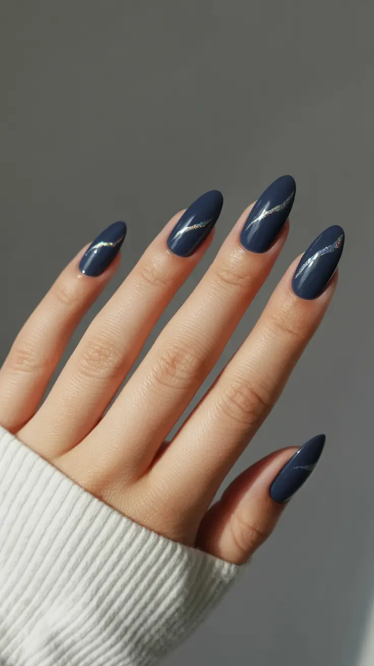Fall Cat Eye Nails 2025 Midnight Sky Cat Eye