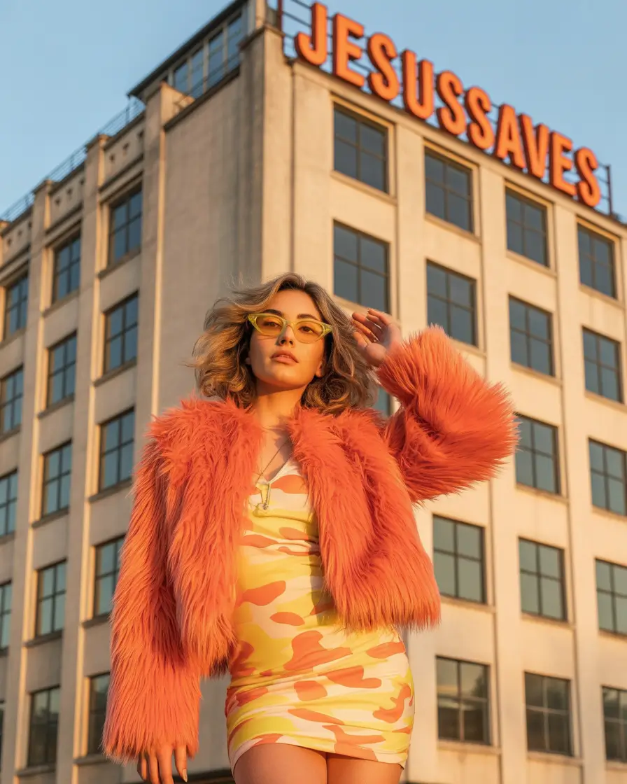 fall winter outfits 2025 Sunset Hues and Retro Attitude