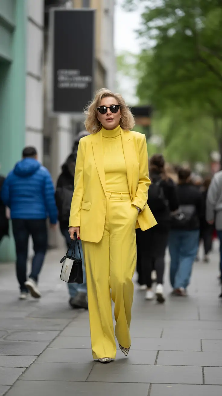 winter outfits over 50 2025-2026 Sunshine Power Suit