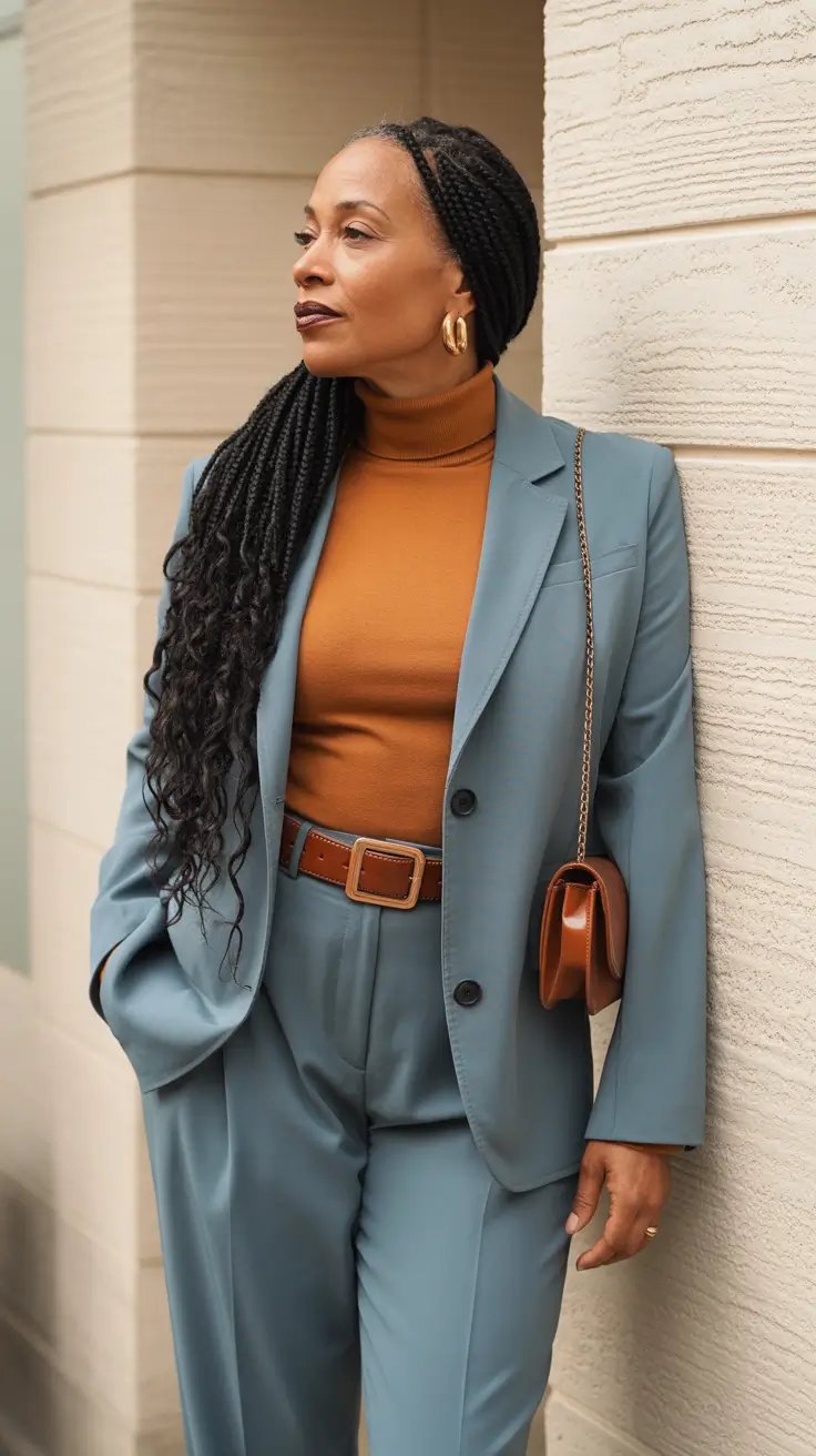winter outfits over 60 2025-2026 Earthy Sophistication with a Modern Twist