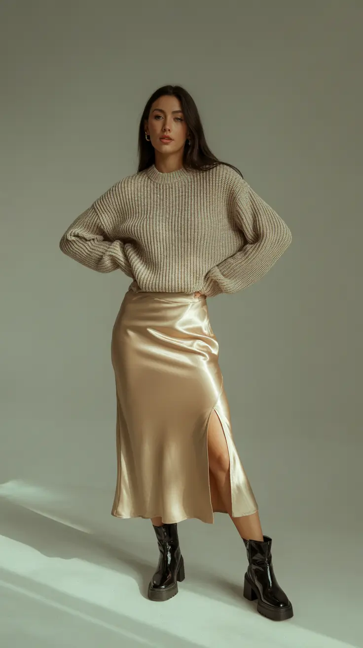 Winter birthday outfit 2025-2026 Golden Glow With Effortless Edge