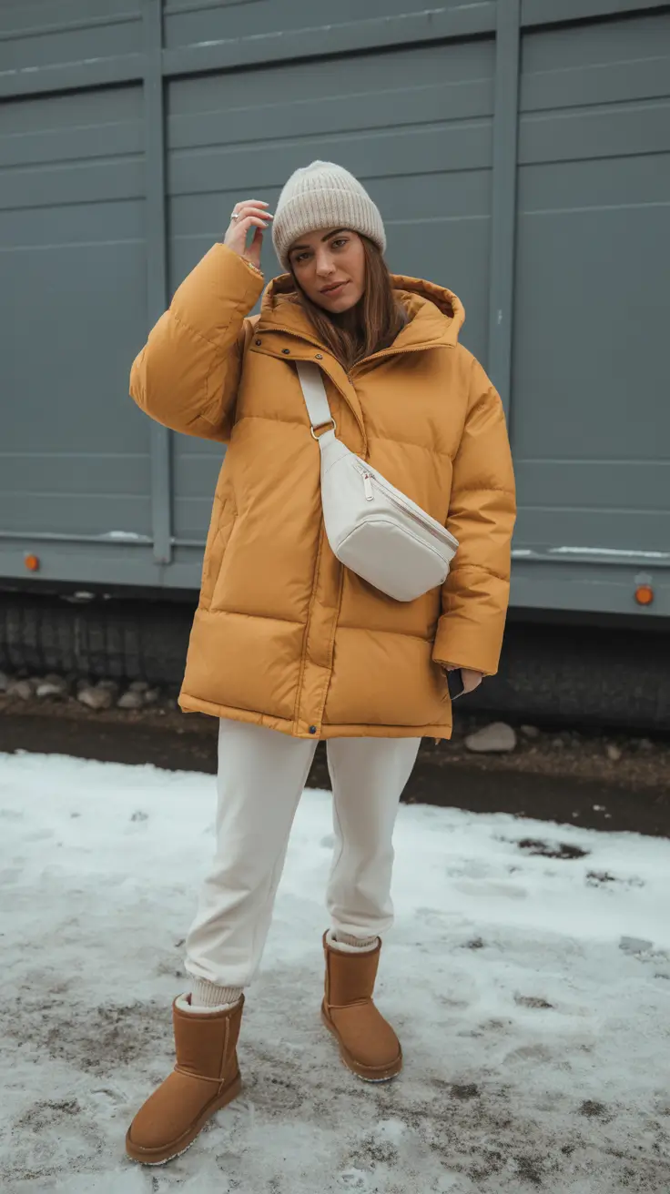 winter fashion outfits 2025-2026 Golden Mustard Comfort