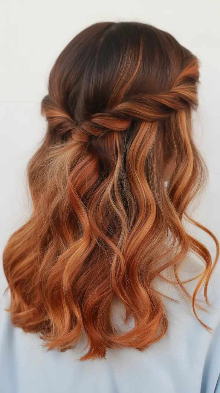 winter hair colors balayage 2025-2026 Rustic Twists with Warm Balayage