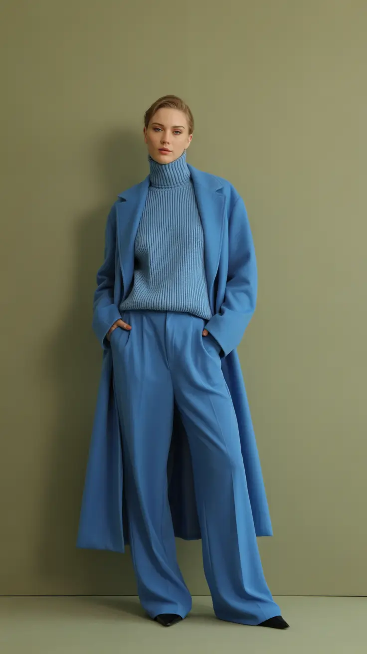 winter outfit inspo 2025-2026 Blue Serenity
