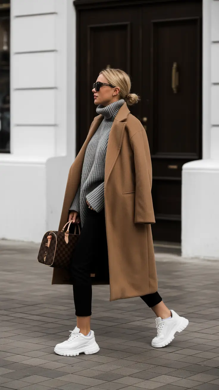 trendy winter outfits 2025/2026 Scandi Minimalism on the Move