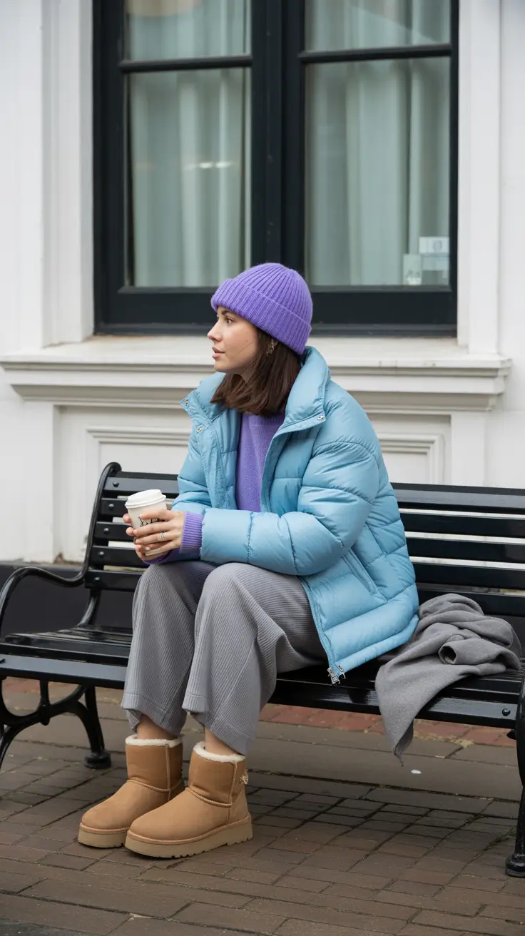 uggs outfit 2025 Frosty Cool Tones for Coffee Days