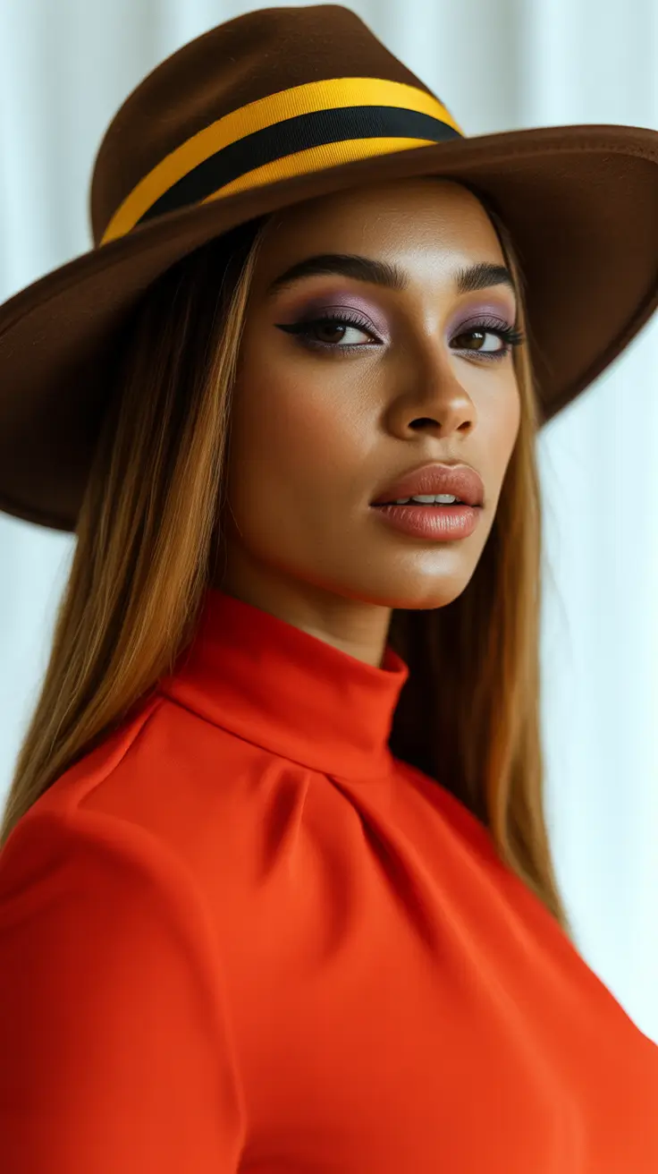 winter hair colors for black women 2025-2026 Golden Caramel Sleekness
