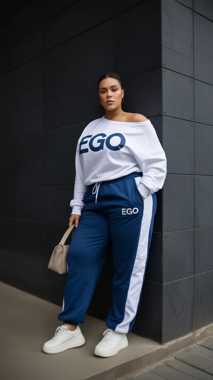 curvy winter outfits 2025-2026 Confidence Meets Comfort in Branded Streetwear