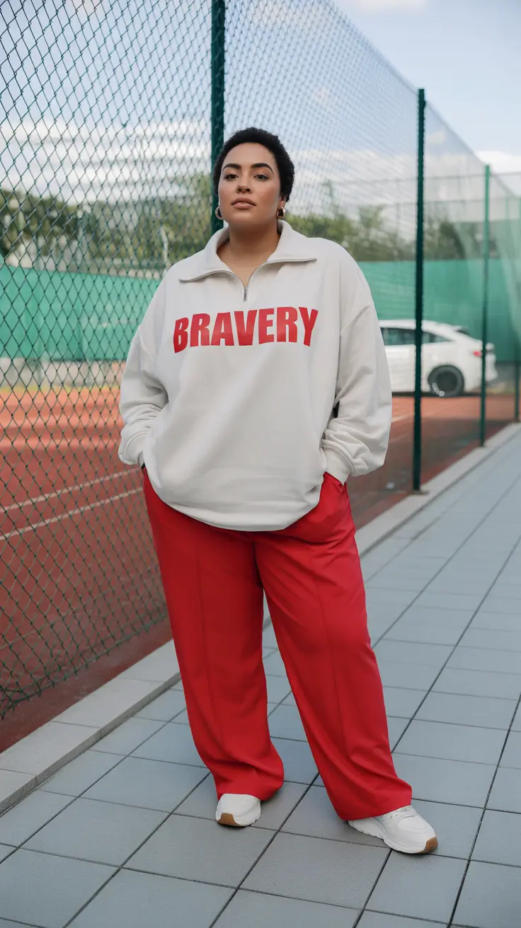 curvy winter outfits 2025-2026 Bold Statements in Colorblock Confidence