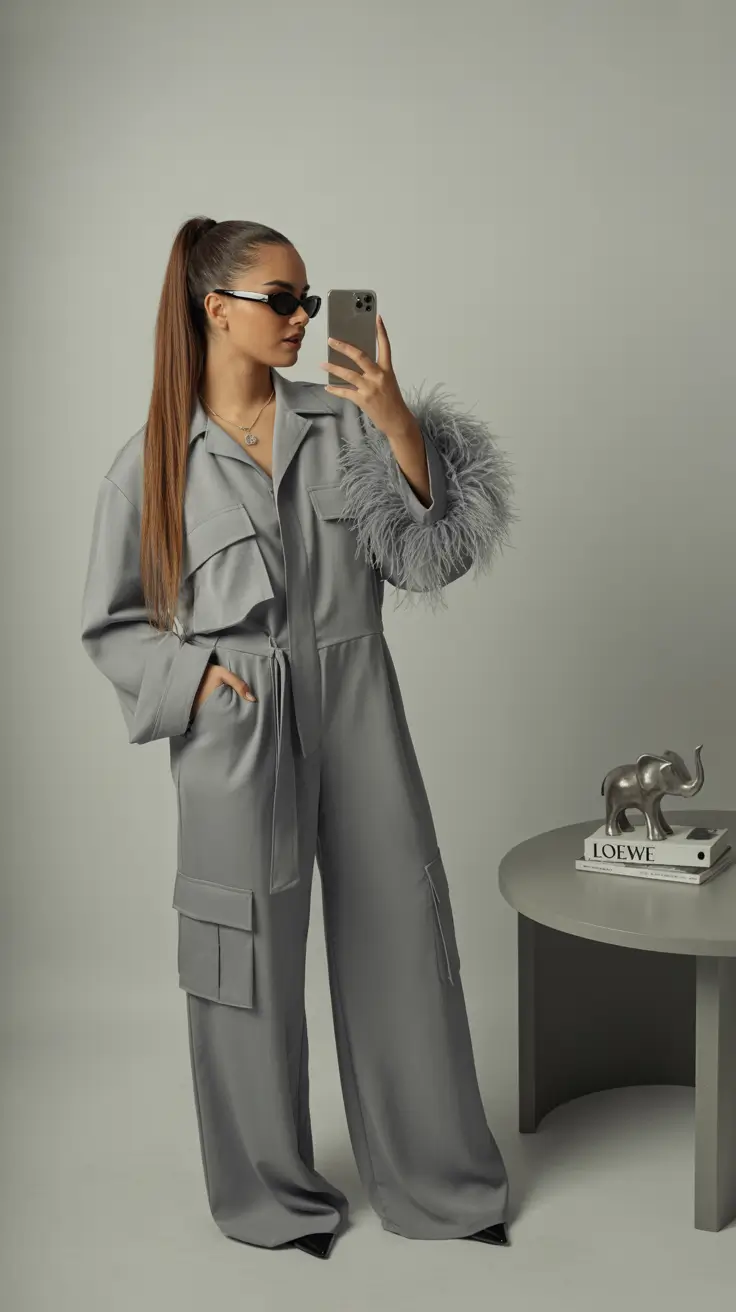 curvy winter outfits 2025-2026 For the Drama Queen: Luxurious Workwear