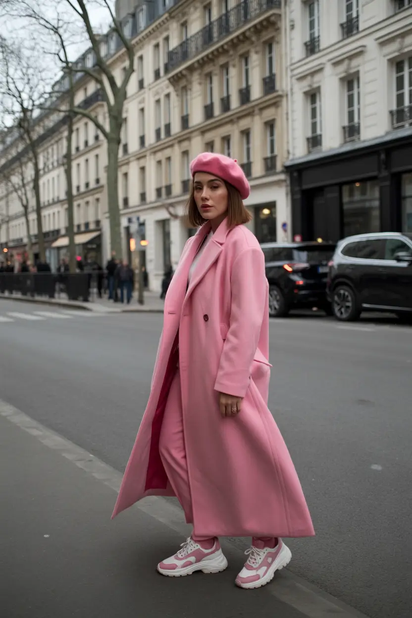 winter fashion inspo 2025 Parisienne bubblegum twist