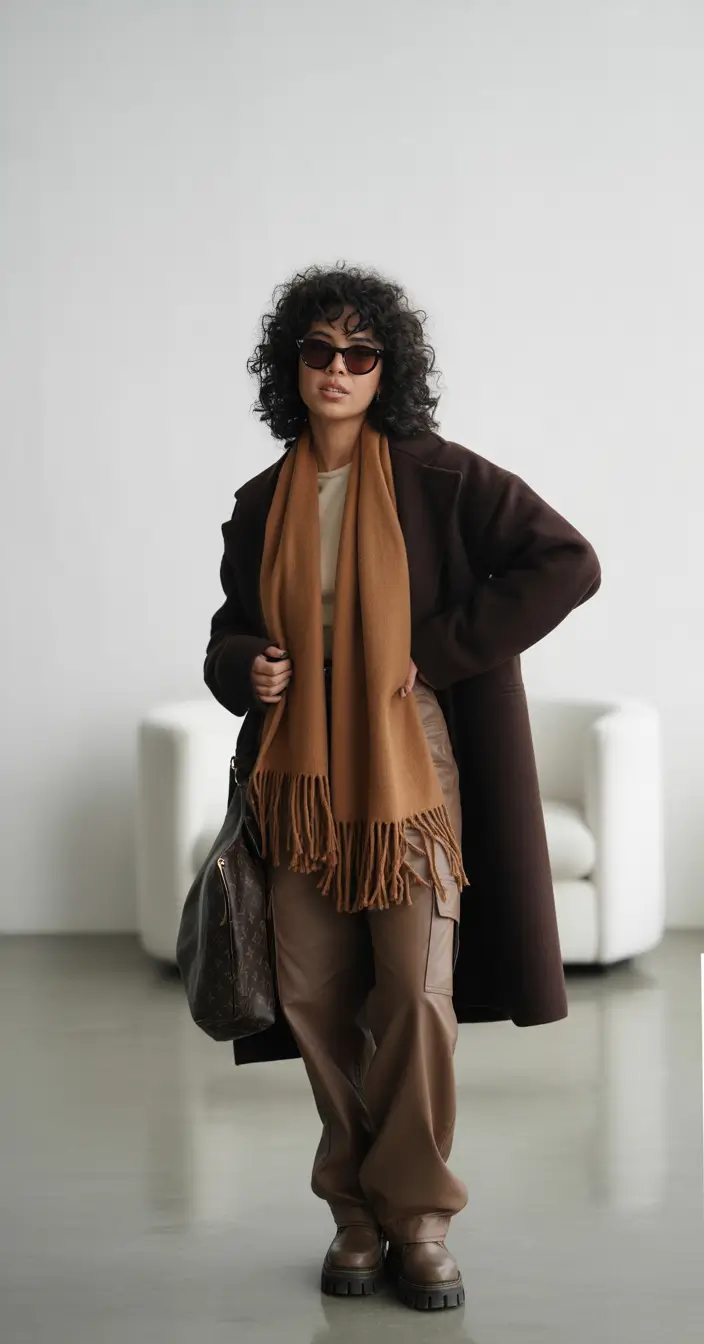 winter fashion inspo 2025 Shades of brown, tones of confidence
