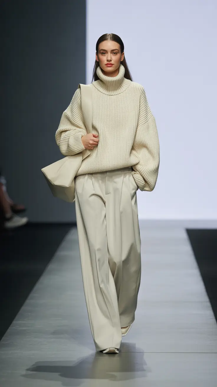 winter fits 2025-2026 Oversized Knit Elegance