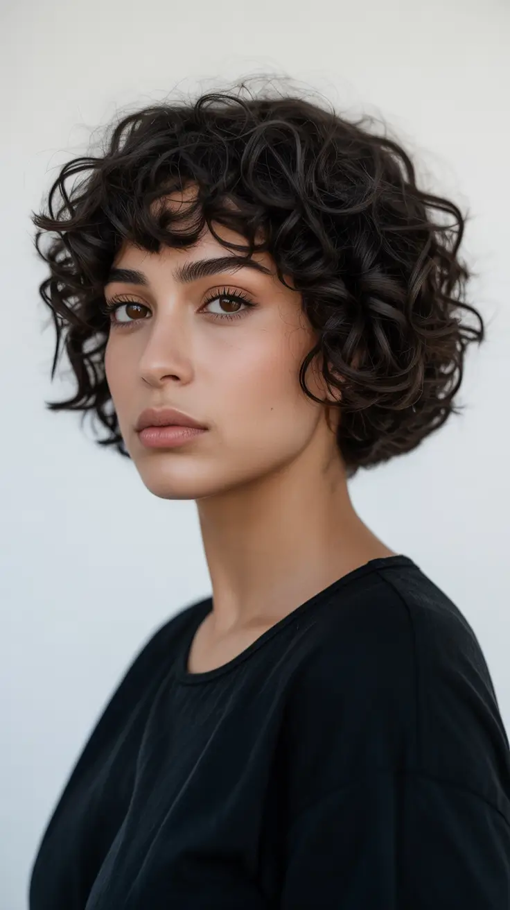 winter hair colors 2025-2026 Textured Curly Pixie-Bob