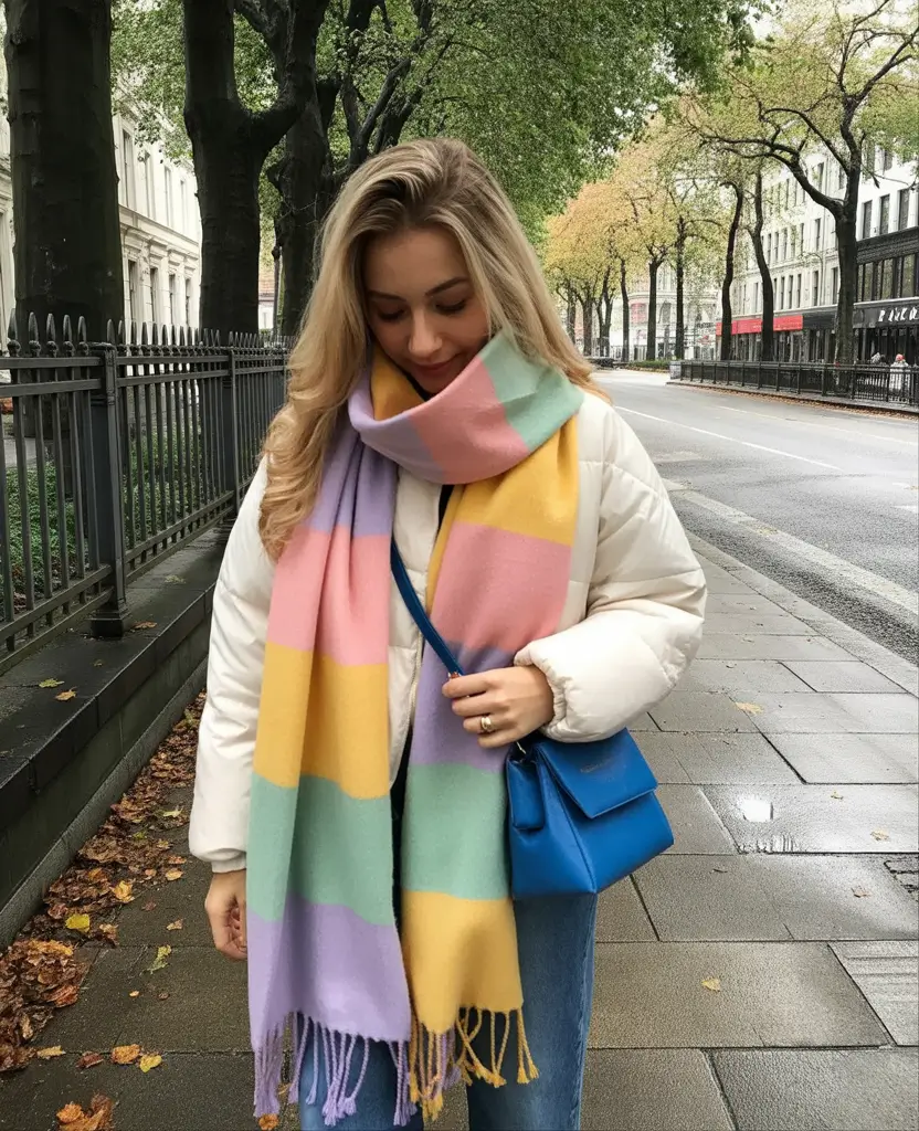 winter outfits aesthetic 2025-2026 Pastel Dreamscape with a Pop